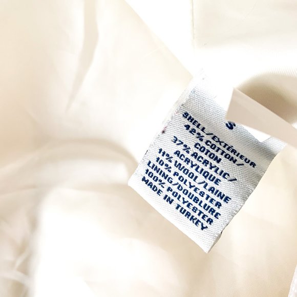 old navy ivory peacoat button down  S - Picture 6 of 6